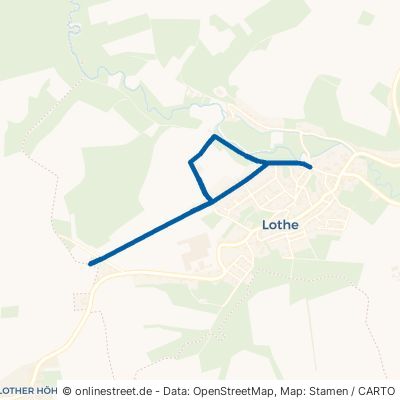 Wiesenweg Schieder-Schwalenberg Lothe 