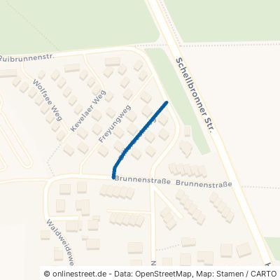 Billerbeckweg Neuhausen Schellbronn 