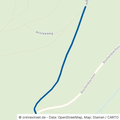 Ruhebergweg Oberried Zastler 