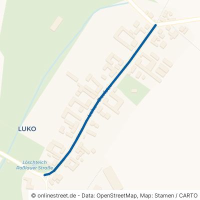Luko - Dorfstraße Coswig Luko 