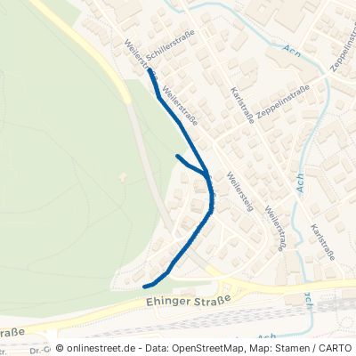 Reichlensbergweg Blaubeuren 