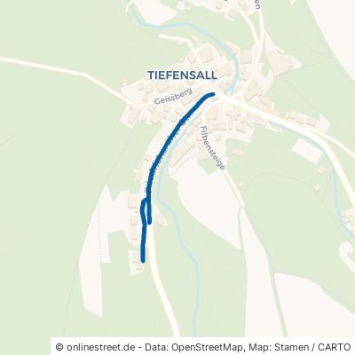 Friedrichsruher Straße Zweiflingen Tiefensall 