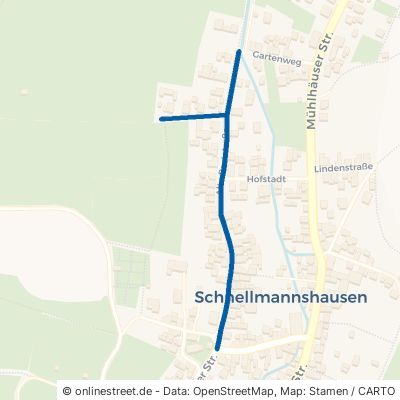 Alte Poststraße Treffurt Schnellmannshausen 