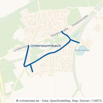 Raiffeisenstraße Gunzenhausen Unterwurmbach 