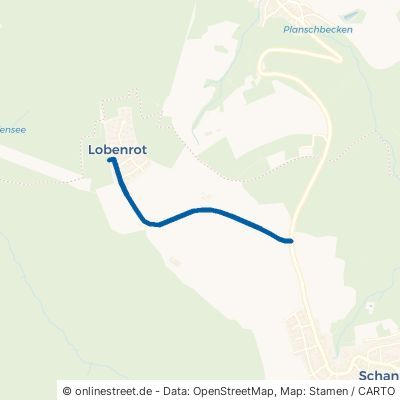 Schanbacher Straße Aichwald Lobenrot 