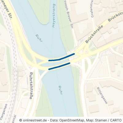 Gustav-Heinemann-Brücke Essen Werden 