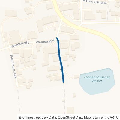 Kapellenweg Breitenbrunn Loppenhausen 