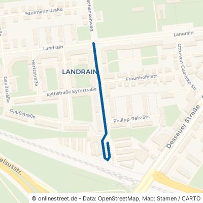 Leibnizstraße Halle (Saale) Landrain 