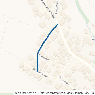 Sasenweg Bühl Stadtgebiet 