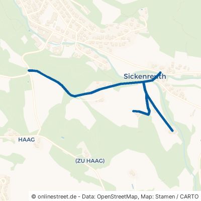 Schlegelbergweg Goldkronach Sickenreuth 