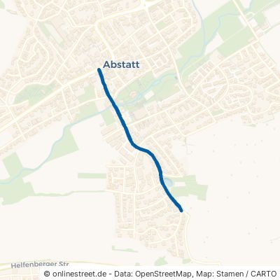 Beilsteiner Straße Abstatt 