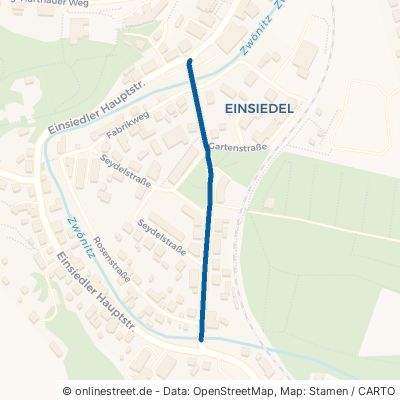 Einsiedler Neue Straße Chemnitz Einsiedel 