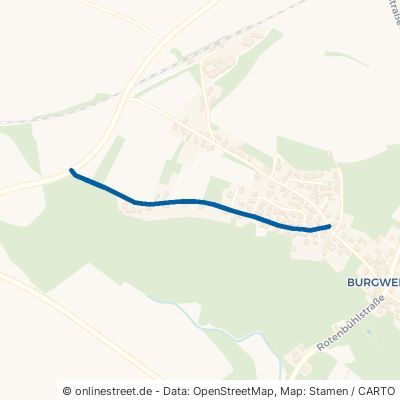 Hahnennester Straße Ostrach Burgweiler 