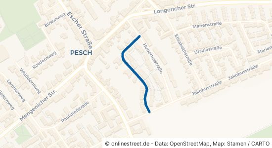 Sebastianusstraße Köln Pesch 
