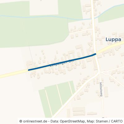Leipziger Straße Wermsdorf Luppa 