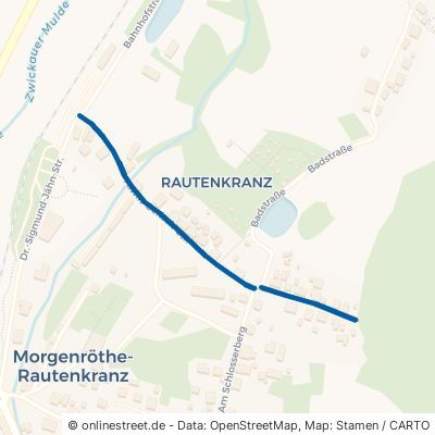 Alwin-Gerisch-Straße Muldenhammer Morgenröthe-Rautenkranz 