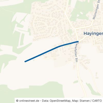 Ehrenfelser Weg Hayingen 