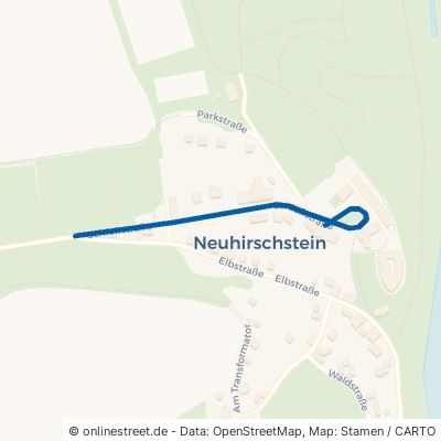 Schloßstraße Hirschstein Neuhirschstein 