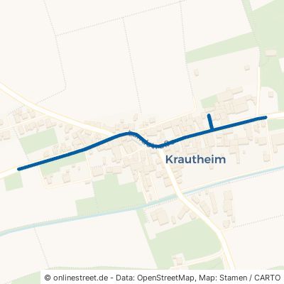 Landstraße Volkach Krautheim 