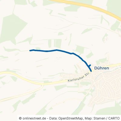 Eichenlochweg Sinsheim Dühren 