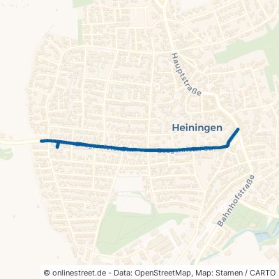 Bezgenrieter Straße Heiningen 