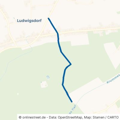 Weißer Weg Ihlow Ludwigsdorf 