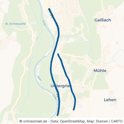 Lenggrieser Straße Gaißach Untergries 