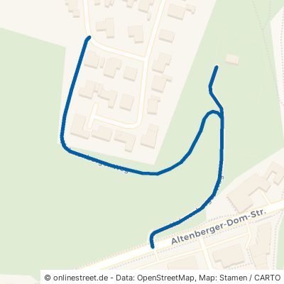Hahnenberger Weg Odenthal Osenau 