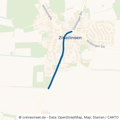 Itzlinger Straße Unterschneidheim Zipplingen 