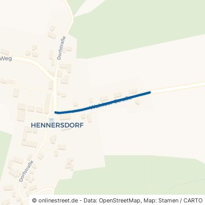 Wohlaer Straße Kamenz Hennersdorf 
