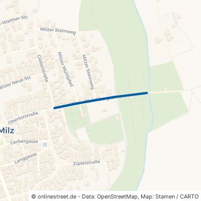 Milzer Gleichbergstraße Römhild Milz 