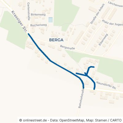 Berga-Krassiger Straße Schlieben Berga 