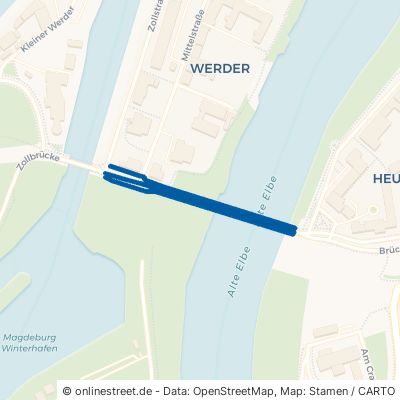 Anna-Ebert-Brücke Magdeburg Werder 