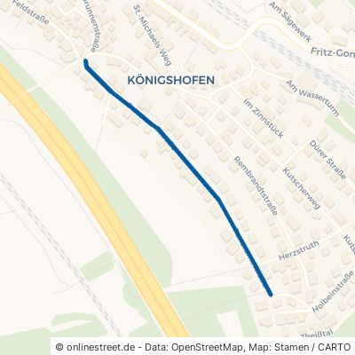 Panoramastraße Niedernhausen Königshofen 