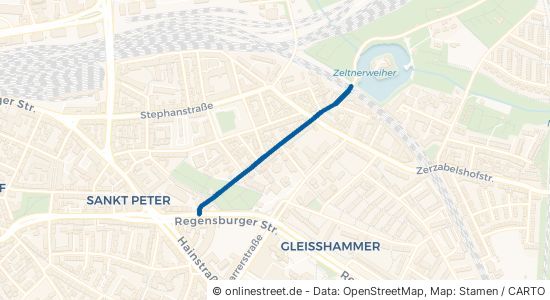 Schloßstraße Nürnberg St Peter Mitte