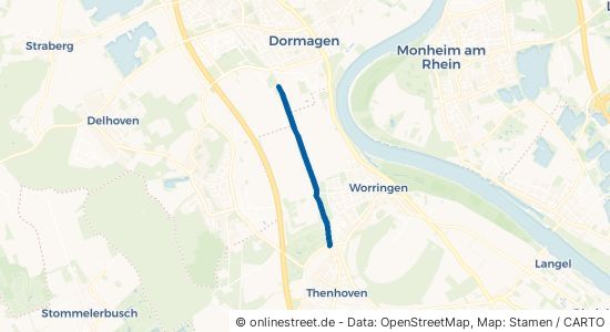 Parallelweg Köln Roggendorf/Thenhoven 