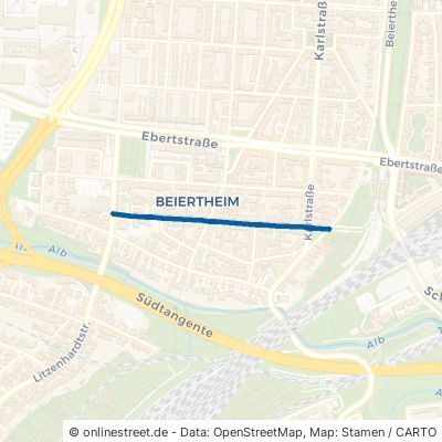 Marie-Alexandra-Straße Karlsruhe Beiertheim-Bulach 