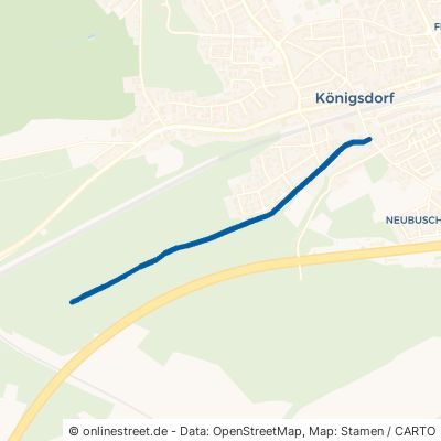 Vorgebirgsweg Frechen Königsdorf 