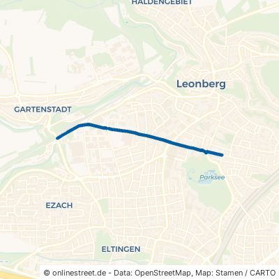 Römerstraße Leonberg Eltingen 