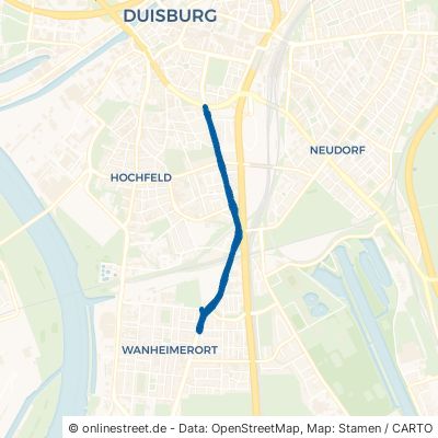 Düsseldorfer Straße Duisburg Hochfeld 