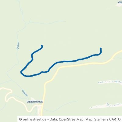 Schloßkopfhangweg Harz Lauterberg 