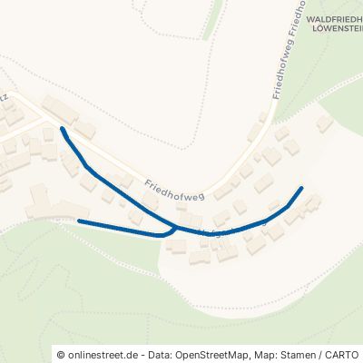 Hofgartenweg Löwenstein 