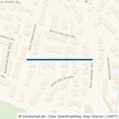 Karl-Hofer-Straße Ettlingen Ettlingenweier 