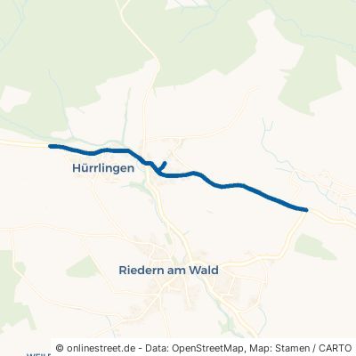 Ortsstraße Ühlingen-Birkendorf Hürrlingen 