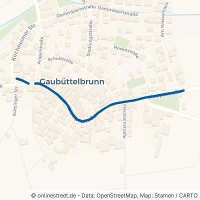 Hauptstraße Kirchheim Gaubüttelbrunn 