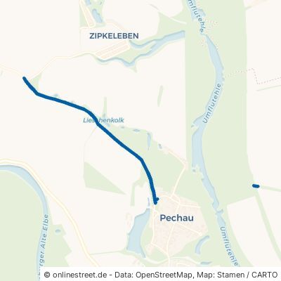 Klusdamm Radweg Magdeburg Pechau 