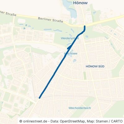 Mahlsdorfer Straße Hoppegarten Hönow 