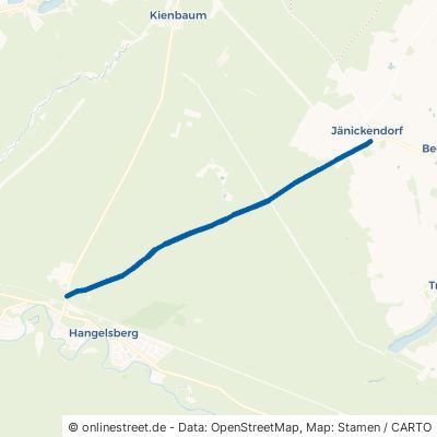 Hangelsberger Weg Steinhöfel Jänickendorf 