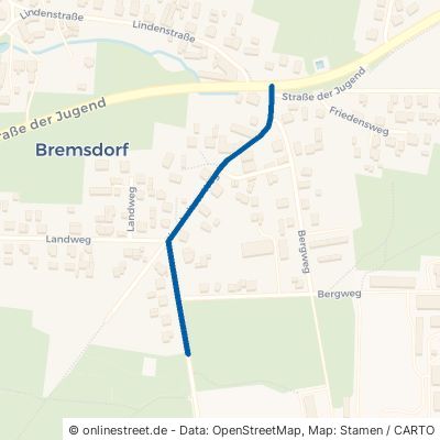 Kieselwitzer Weg Schlaubetal Bremsdorf 