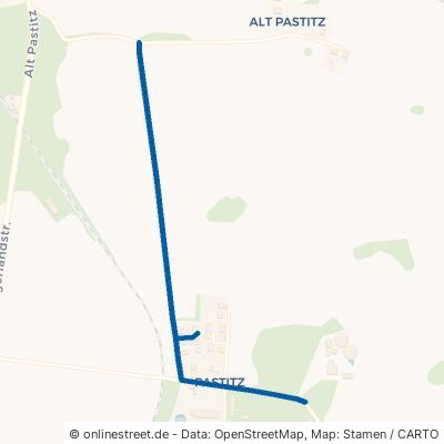 Pastitzer Dorfstraße Putbus Pastitz 
